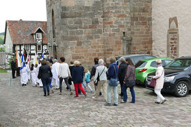 Bittprozession an Christi Himmelfahrt (Foto: Karl-Franz Thiede)